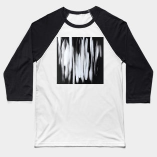 Minimal black on white Baseball T-Shirt